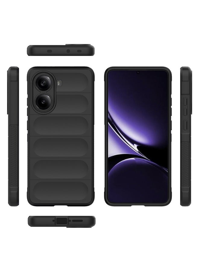 عام غطاء سيليكون سائل لشاومي بوكو X7 برو 5G / ريدمي توربو 4 5G مع حماية مضادة للبكتيريا وبطانة ناعمة مقاومة للخدوش، حماية شاملة، غطاء هاتف مقاوم للصدمات. - Image 2