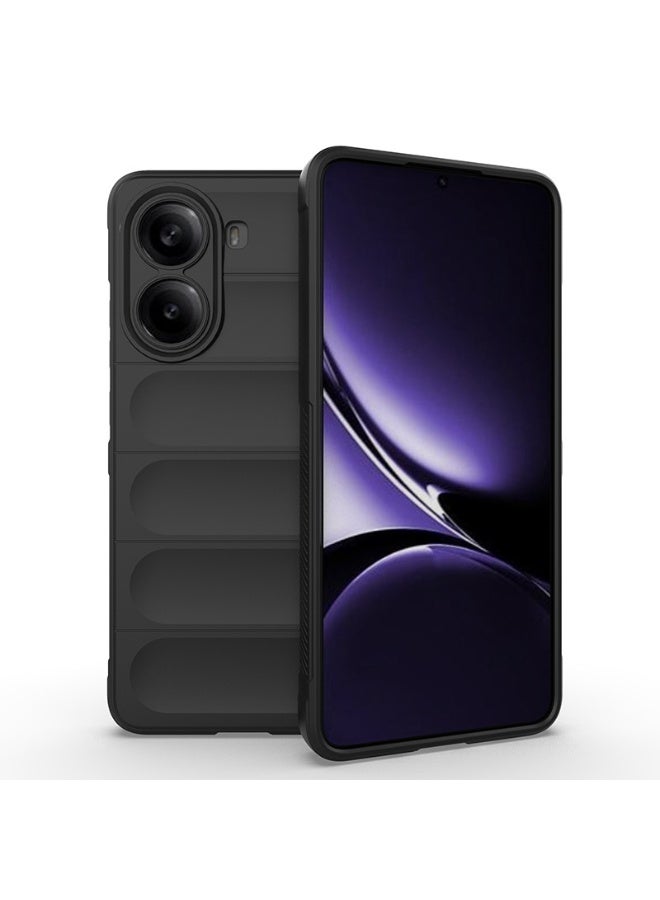 عام غطاء سيليكون سائل لشاومي بوكو X7 برو 5G / ريدمي توربو 4 5G مع حماية مضادة للبكتيريا وبطانة ناعمة مقاومة للخدوش، حماية شاملة، غطاء هاتف مقاوم للصدمات. - Image 3