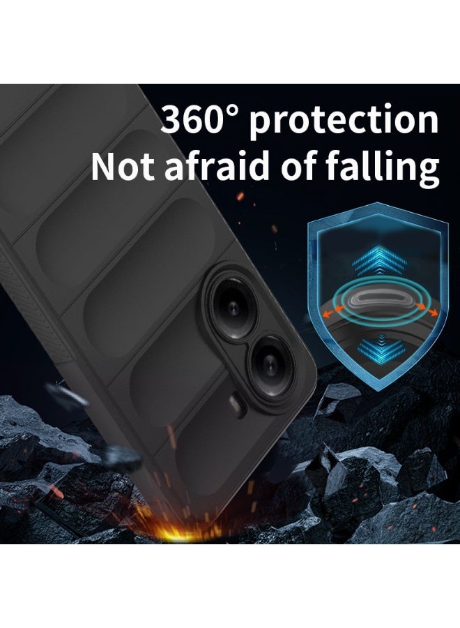 عام غطاء سيليكون سائل لشاومي بوكو X7 برو 5G / ريدمي توربو 4 5G مع حماية مضادة للبكتيريا وبطانة ناعمة مقاومة للخدوش، حماية شاملة، غطاء هاتف مقاوم للصدمات. - Image 5