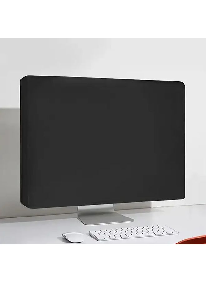 Black Monitor Dust Cover 27 95 x 18 11 x 3 94 Inch Anti Static Scratch Protection - Image 1