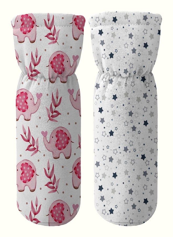 كاستم كاتش حقيبة حمل غطاء زجاجة رضاعة ناعمة من القطيفة من كاستم كاتش، غطاء زجاجة مع حزام، عبوة من قطعتين (ديزي) - Image 1