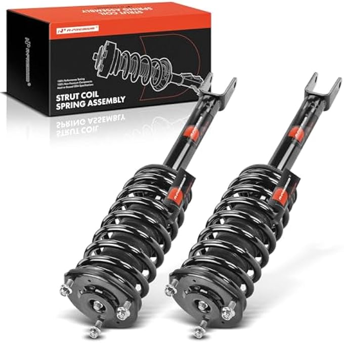 A-Premium Front Complete Strut And Coil Spring Assembly Compatible With Lexus Ls460 20072017 Rwd 2Pc Set - Image 1