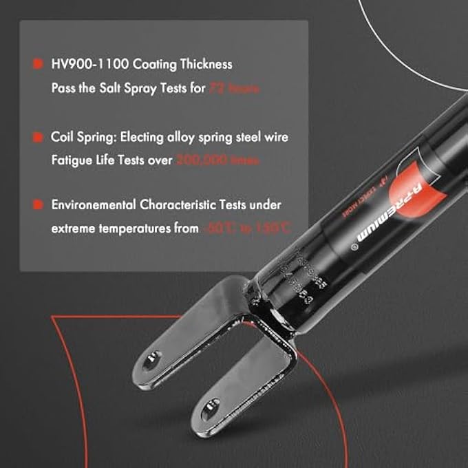 A-Premium Front Complete Strut And Coil Spring Assembly Compatible With Lexus Ls460 20072017 Rwd 2Pc Set - Image 5