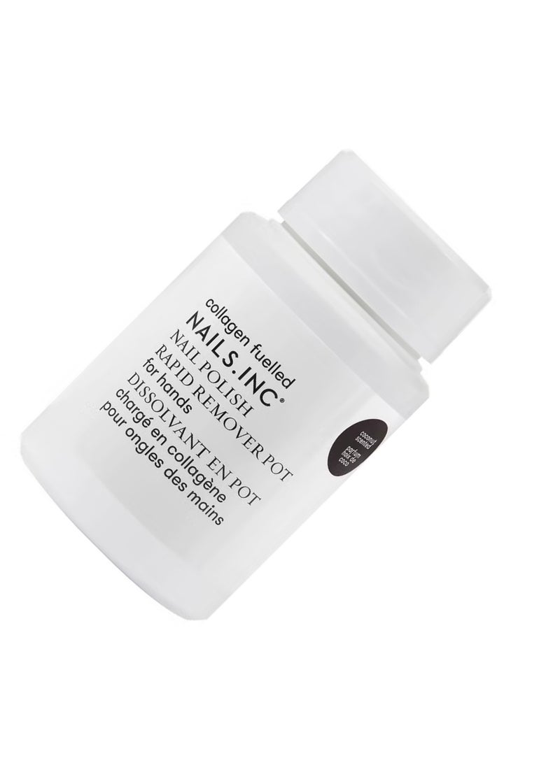 nails inc. Express Nail Polish Remover Pot Powered by Collagen 60ml - Image 2
