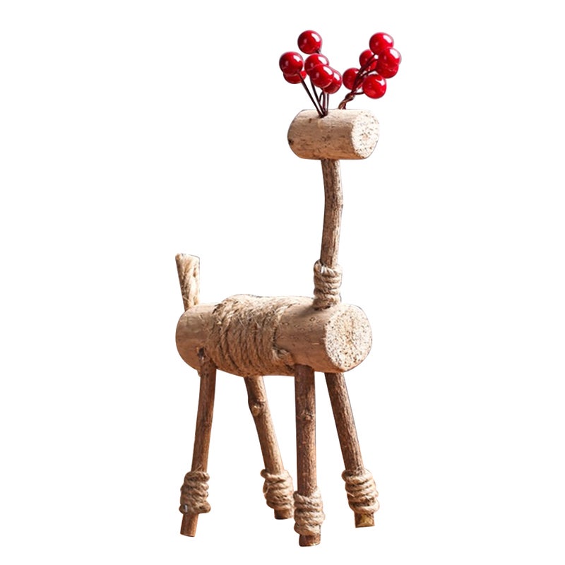 Deer Desktop Decor Handmade Deer Craft for Home Hotel Office Decoration Female Deer - Image 5
