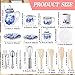 Sinmoe 62 Pcs 112 Scale Miniature Dollhouse Kitchen Accessories Miniature Tea Cup Pots Resin Cake Set Include 16 Mini Plates Knife Fork Spoon 6 Egg Beater Utensil 10 Mini Stovetop Cookware 15 Pretend Food - Image 4