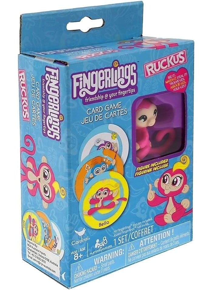 Fingerlings 6045417 Card Game with Collectible Toy