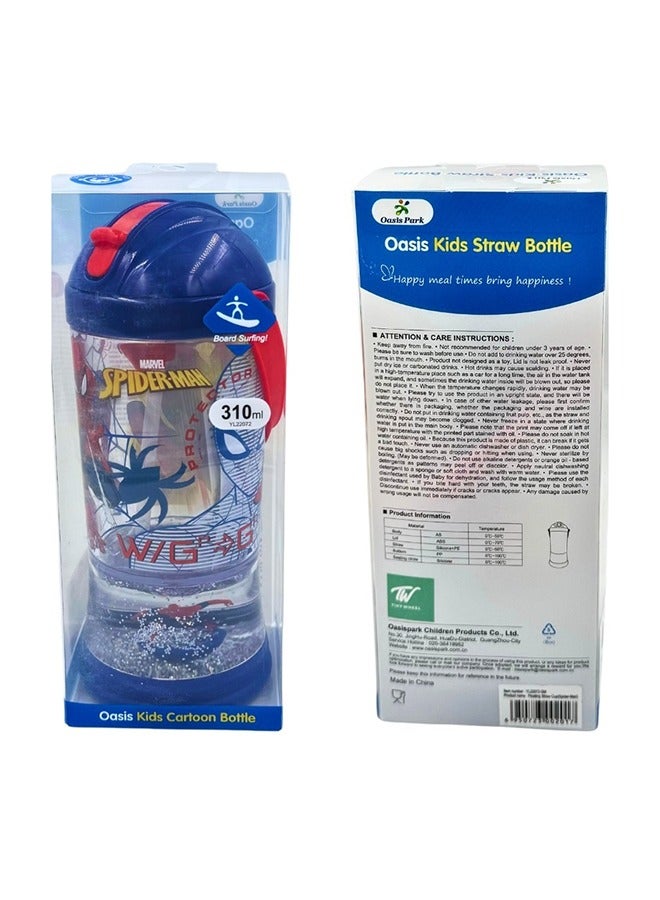 MARVEL Spider-Man water bottle baby with straw 310 ML - Image 3