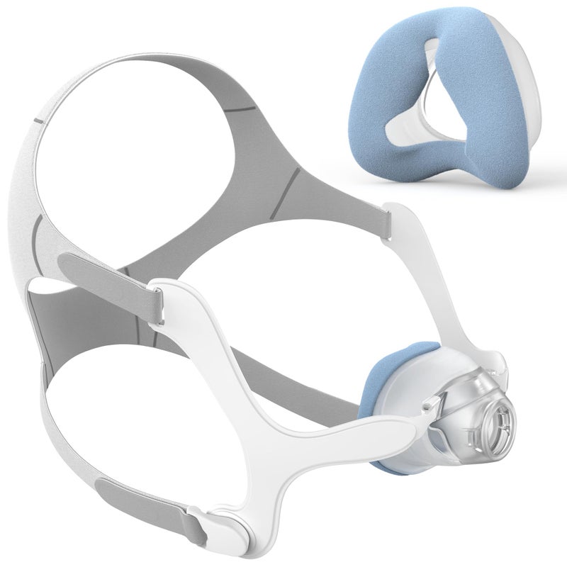 MEDICOLOR Upgraded Supplies for Airfit N20, Includes Head Strap, Frame, Nasal Cushion(L), Softer Nose Touching for Airtouch N20 Users, Secure Seal & Enhanced Comfort CPAP Supplies by MEDICOLOR, Large - Image 1