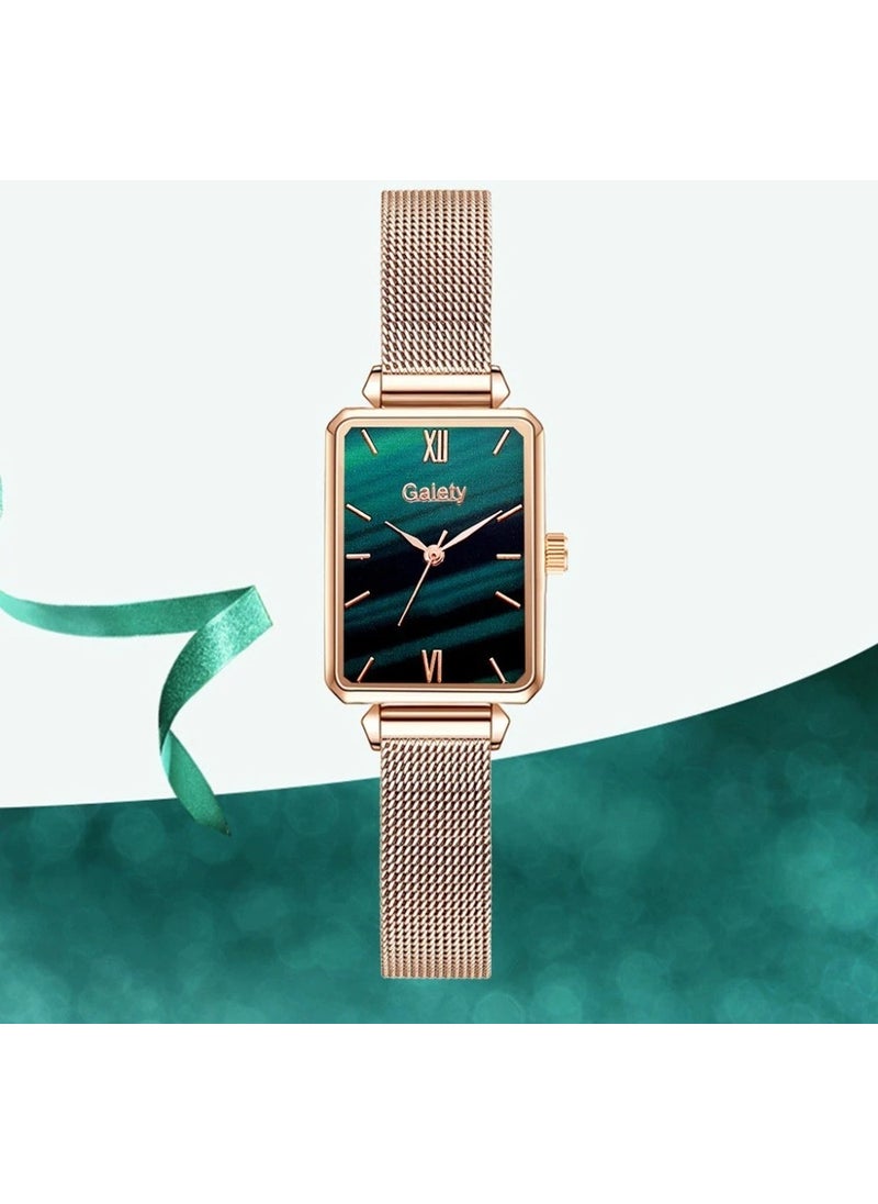 GAIETY Women's Wristwatch Bracelet Stylish Premium Look Green Accessory Watch Classic Daily Women's Bracelet  - Image 4