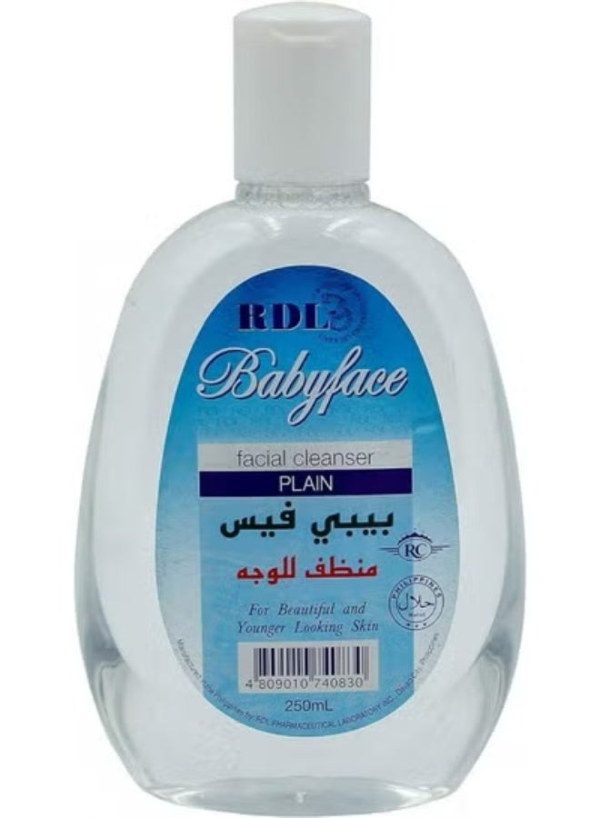 ار دي ال منظف ​​الوجه العادي من بيبي فيس، 250 مل