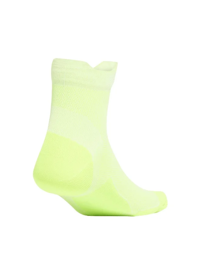 Adidas Adidas Runxadizerosock U White Running Socks For Men & Women
