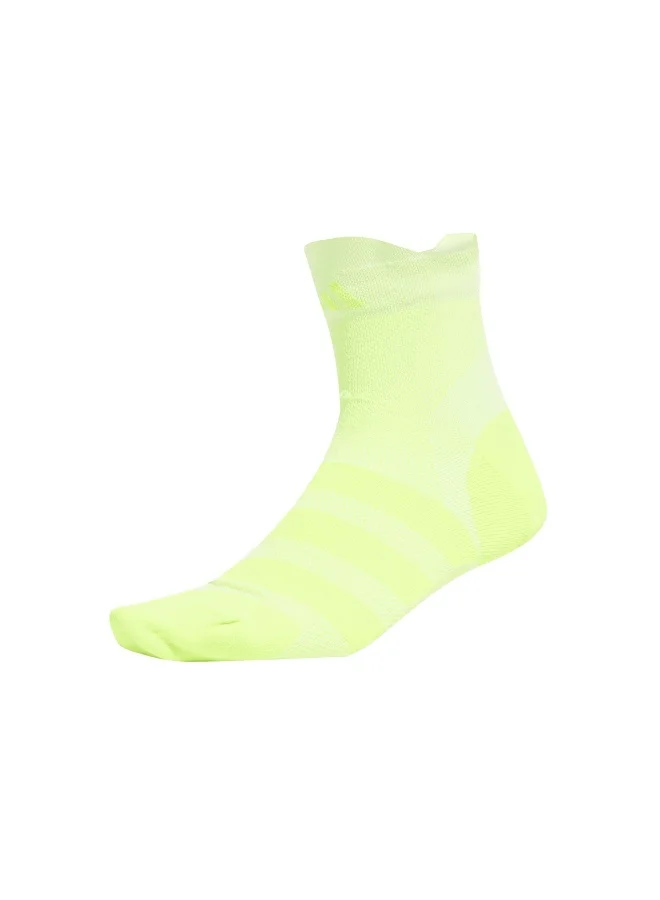 Adidas Adidas Runxadizerosock U White Running Socks For Men & Women