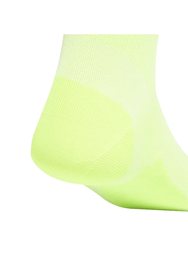adidas Adidas Runxadizerosock U White Running Socks For Men & Women