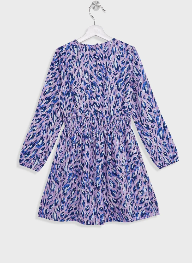 ONLY Kids Printed Midi Dress