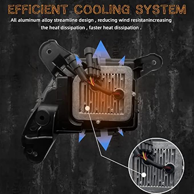 بوكسلايت مصابيح ضباب LED مع مصابيح DRL متوافقة مع شيفروليه سيلفرادو 1500 و2500Hd و3500Hd موديلات 2020 و2019 و2021 و2022 و2023، مصابيح ضباب أمامية للقيادة مع مفتاح ومجموعة أسلاك - Image 4