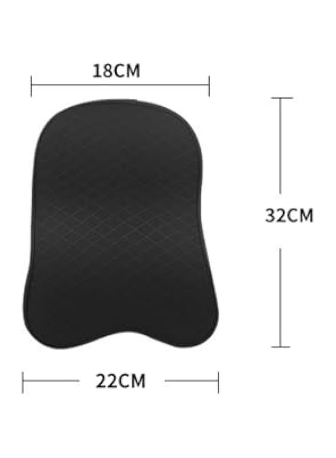 بيوينتي وسائد رقبة لمقعد السيارة من اكس سبرينج وسادة للسيارة لتخفيف الام الرقبة ودعم عنق الرحم دعم ميموري فوم نسيج شبكي جيد التهوية مسند راس بلون اسود للرجال والنساء - Image 5