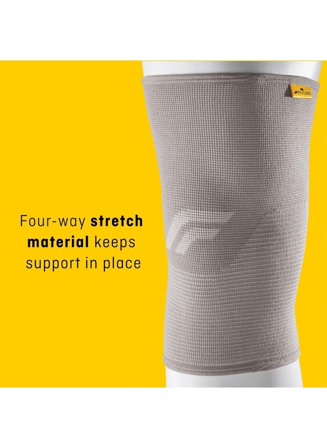 FUTURO - Comfort Knee Support Small Size, 1 Unit/Pack Beige Color 76586Enr Provides Immediate Compression For Sore Knee Mild Support Knee Support - Image 1