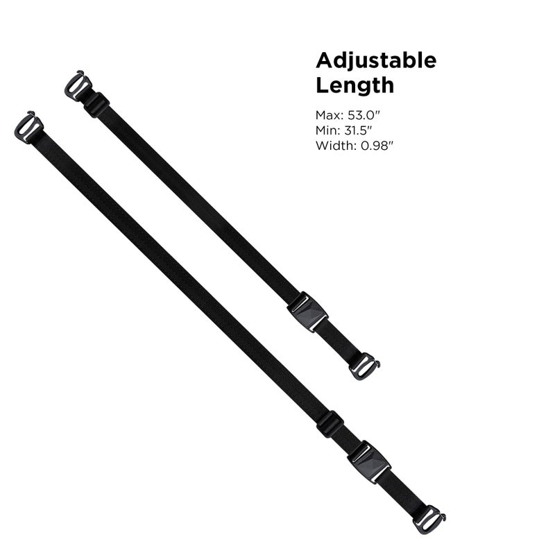 ALPAKA Mini Pro Strap with Maglockz Magnetic Quick-Release Buckle - Adjustable & Detachable, Fits Under 1" Webbing for Sling Bags, Compatible with Most Crossbody & Tech Bags - Image 2