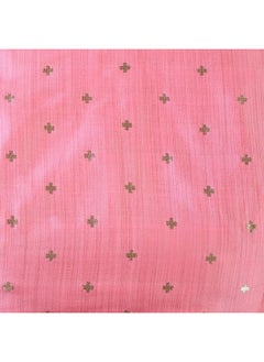 Studio Shringaar Studio Shringaar Women Silky Brocade Readymade Elbow Length Sleeves Saree Blouse(Pink, 36)  - Image 5