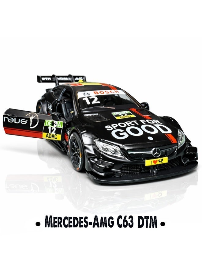 Mercedes AMG C 63 DTM Diecast Model Car – 1:43 Scale – Display Case Included – Official Licensed - Image 1