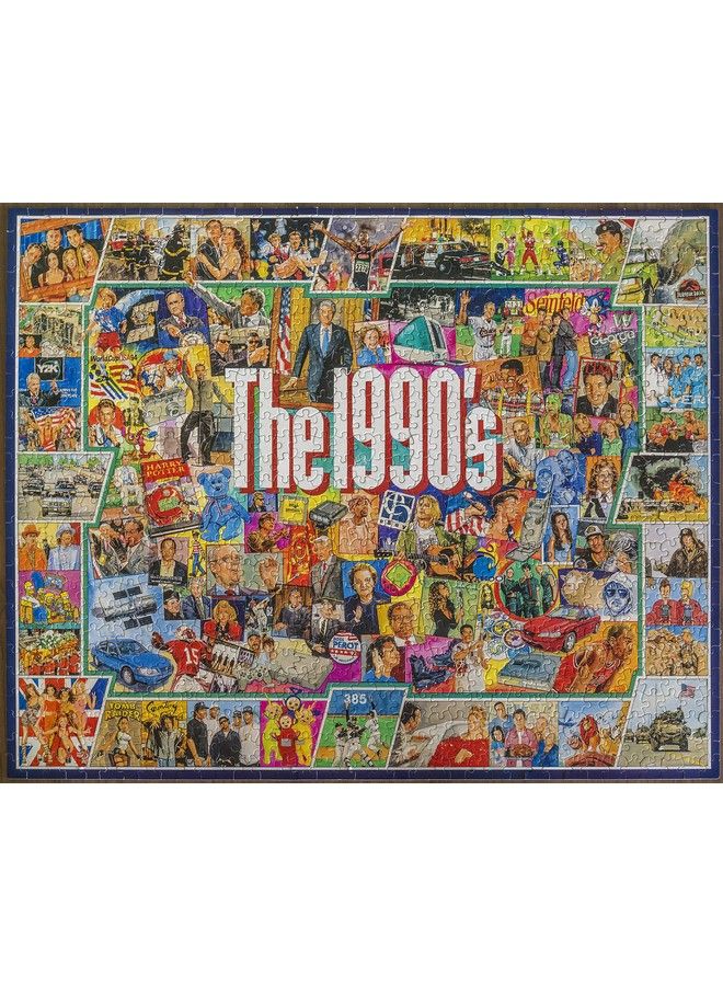 WHITE MOUNTAIN Puzzles The 1990S 1000 Piece Jigsaw Puzzle - Image 1