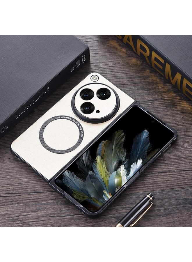 S-TOP Case For OnePlus Open PU MagSafe Magnetic Phone Case - Image 1