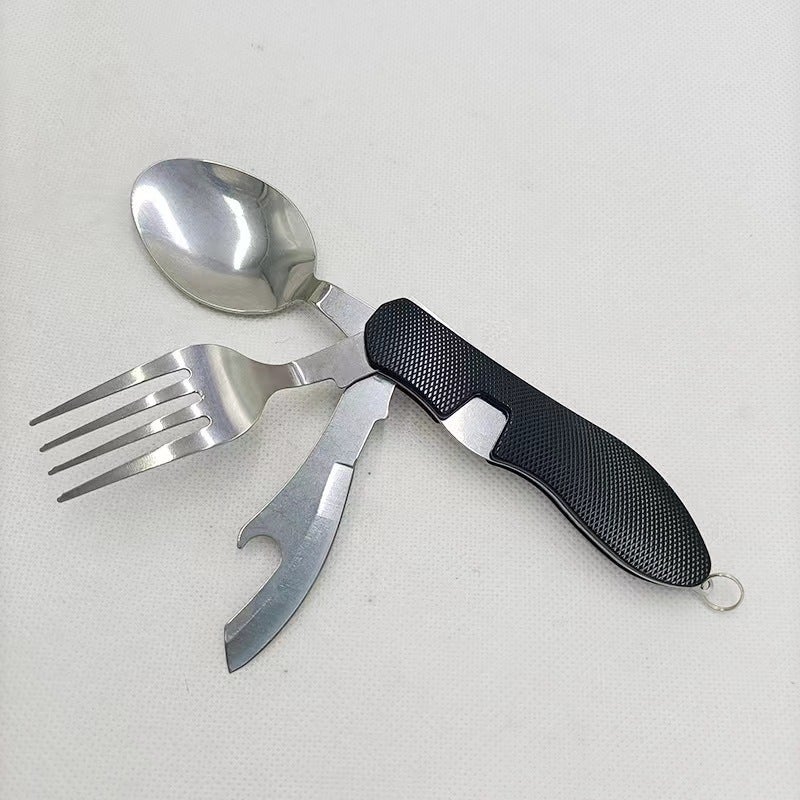 Portable Outdoor Multi-functional Folding Cutlery Set - Image 4