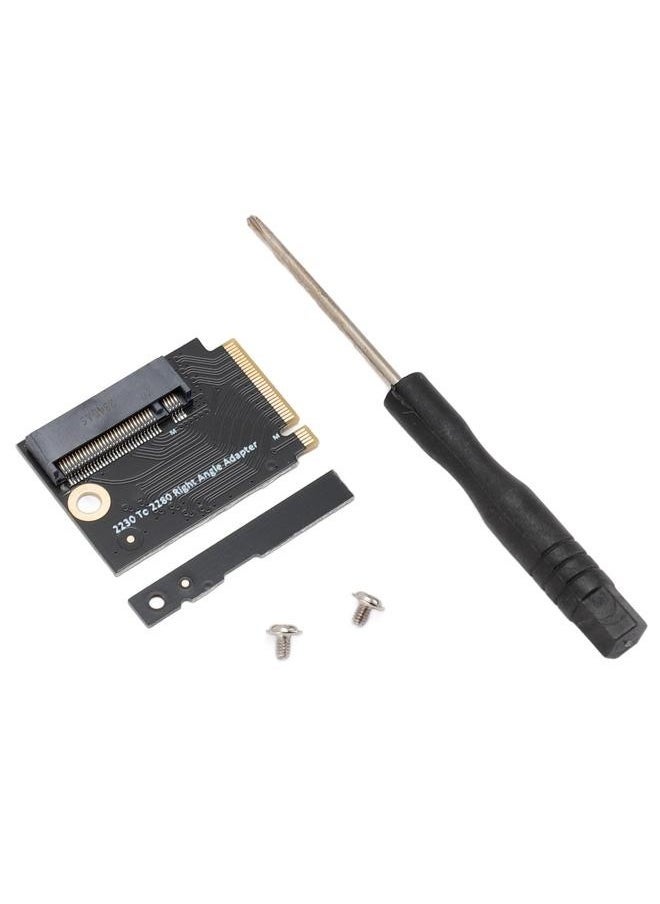 كيلا - للوحة توسيع محرك الأقراص الصلبة SSD لتحويل 2230 إلى 2280 من Rog Ally المحمولة، NVME M Key NGFF M.2 PCIE 4.0 3.0، محول بزاوية 90 درجة - Image 1