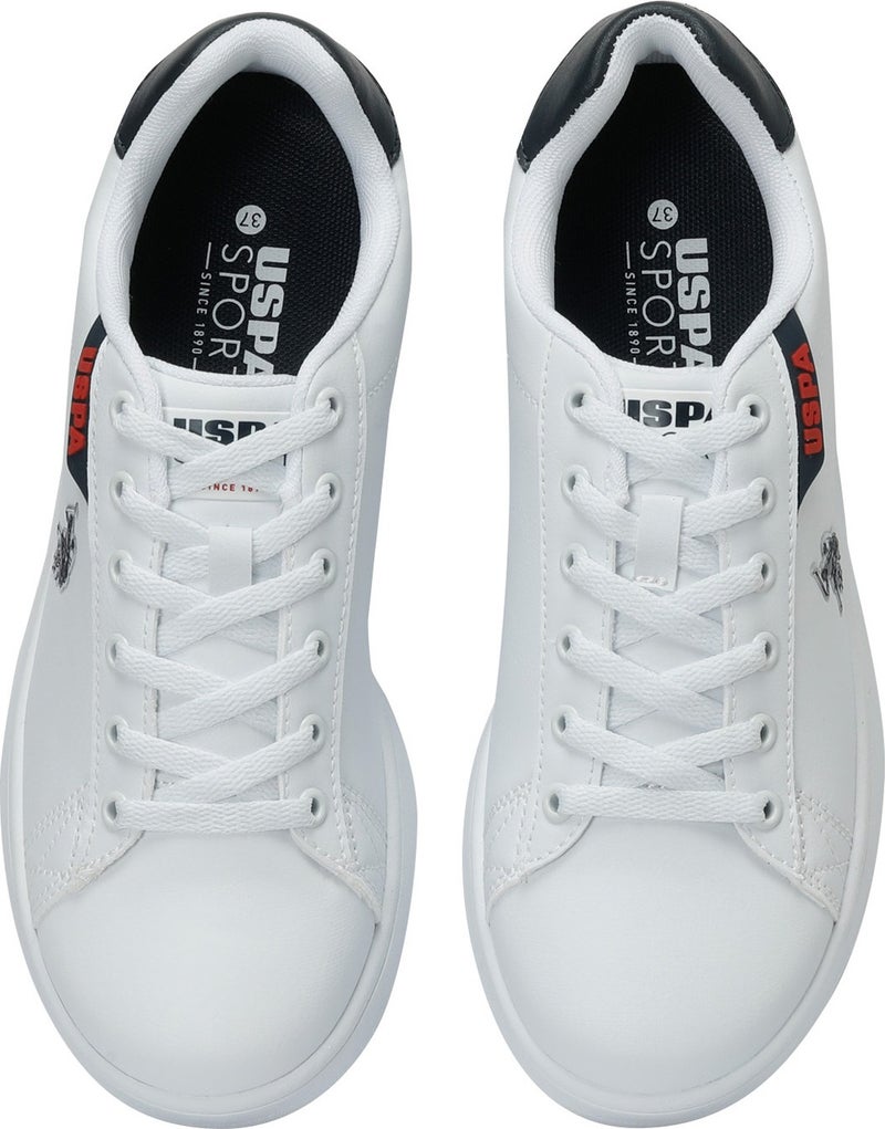 U.S. Polo Assn. Base. Polo Assn. Costa Wmn 4fx White Women's Sneaker  - Image 1