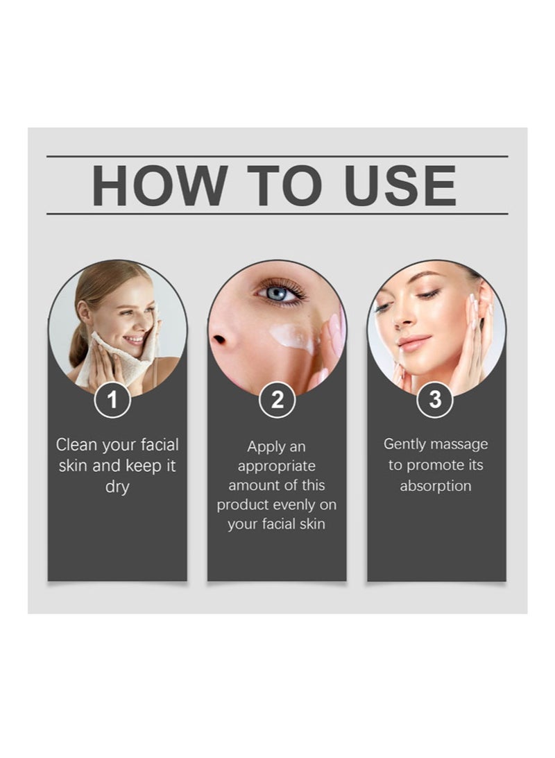 Hoygi Instant Face Tightening Cream, Natural Effective Instant Face Lift Cream to Lift & Tighten Skin, Visibly Firming Wrinkles and Sagging Skin in 2 Minutes, Smooth Fine - Image 3