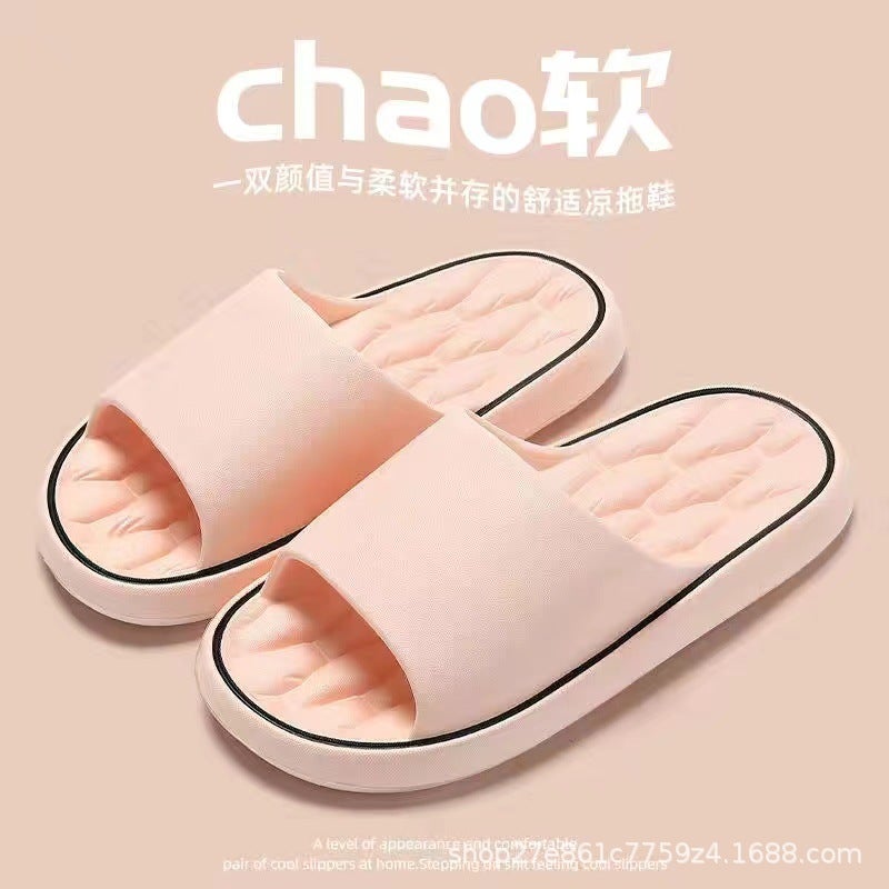 Non-Slip Slippers for Men and Women, Thick Sole Summer Indoor Home Slippers - Image 4