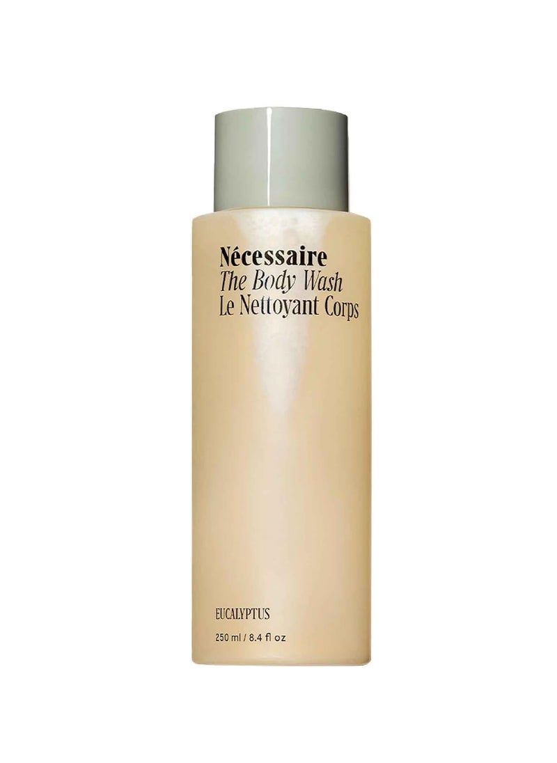 Necessaire Nécessaire The Body Wash Eucalyptus - Natural Body Wash for Women & Men, Replenishing Shower Gel with Niacinamide, Vitamin C/E + Omega 6/9. Oil-In-Gel Cleanse, 8.4 fl oz.  - Image 1