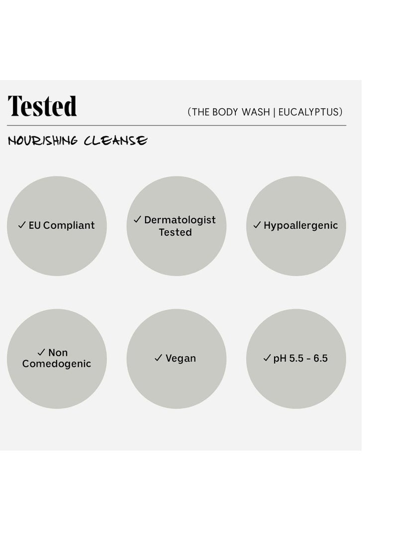 Necessaire Nécessaire The Body Wash Eucalyptus - Natural Body Wash for Women & Men, Replenishing Shower Gel with Niacinamide, Vitamin C/E + Omega 6/9. Oil-In-Gel Cleanse, 8.4 fl oz.  - Image 2