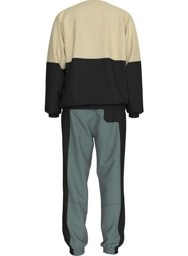 Calvin Klein Jeans Kids Color Block Sweatshirt & Sweatpants Set