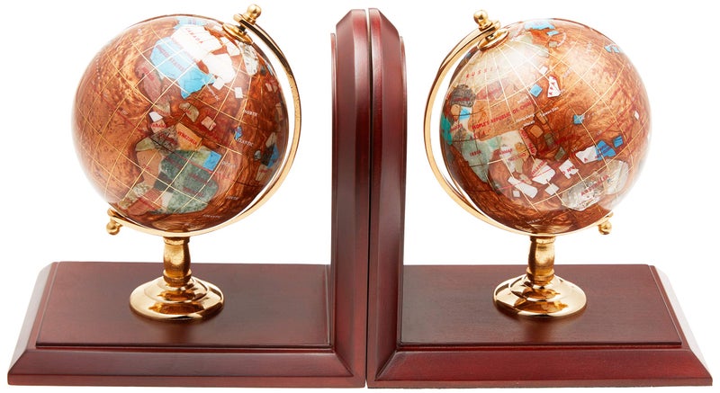 Unique Art Since 1996 110 Amber Bookend, Brown - Image 2