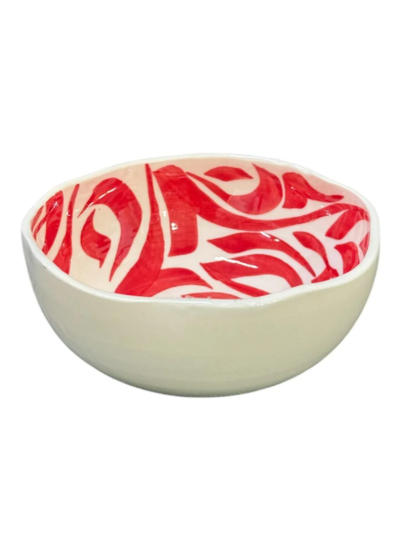 تادارت CALLIGRAPHY SOUP BOWL - New shape RED INTERIOR