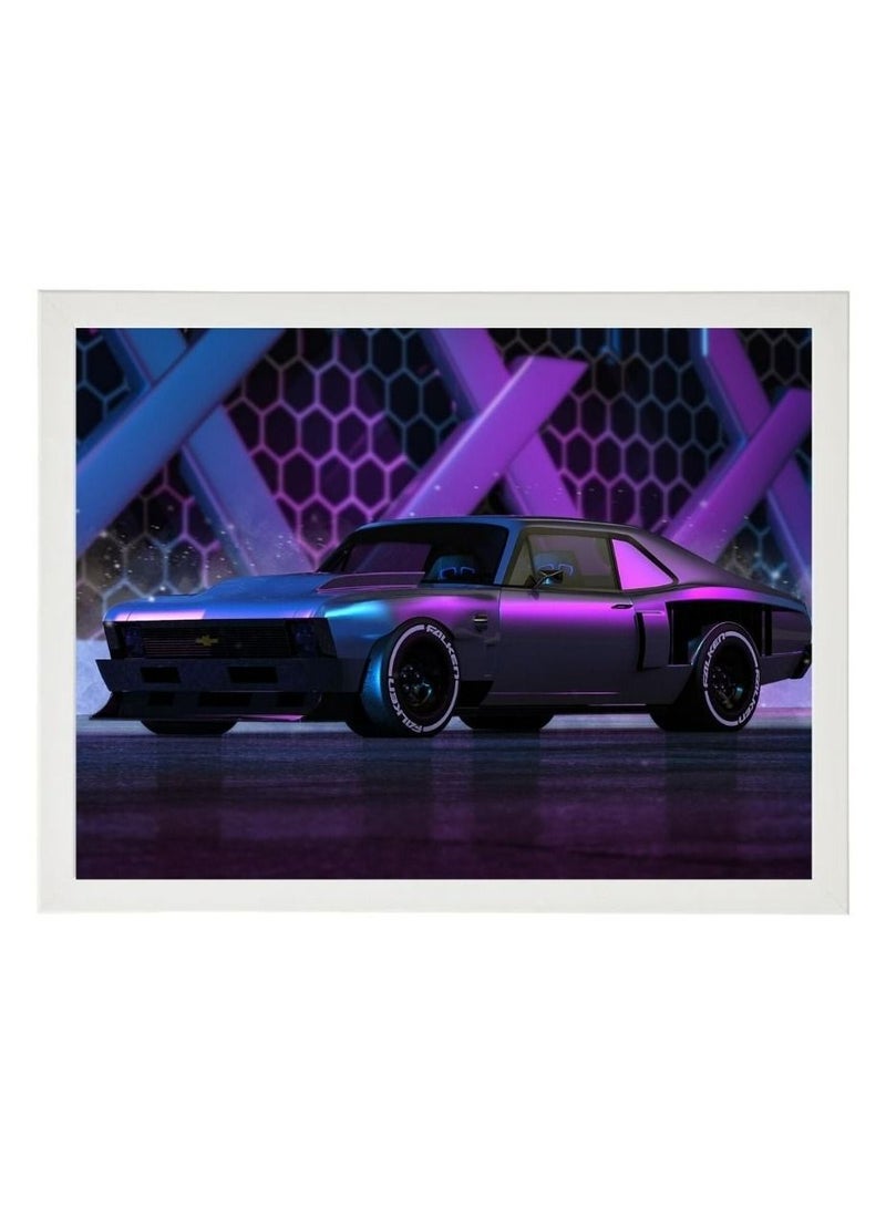 RKN Digital Wall Art Poster Frame Chevy Nova 30X40 cm - Image 2