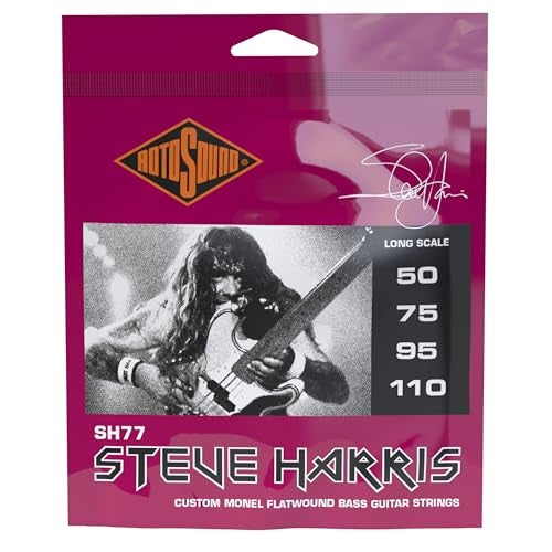 Rotosound SH77 Steve Harris Monel Flatwound Bass Guitar Strings 50110 - Image 1