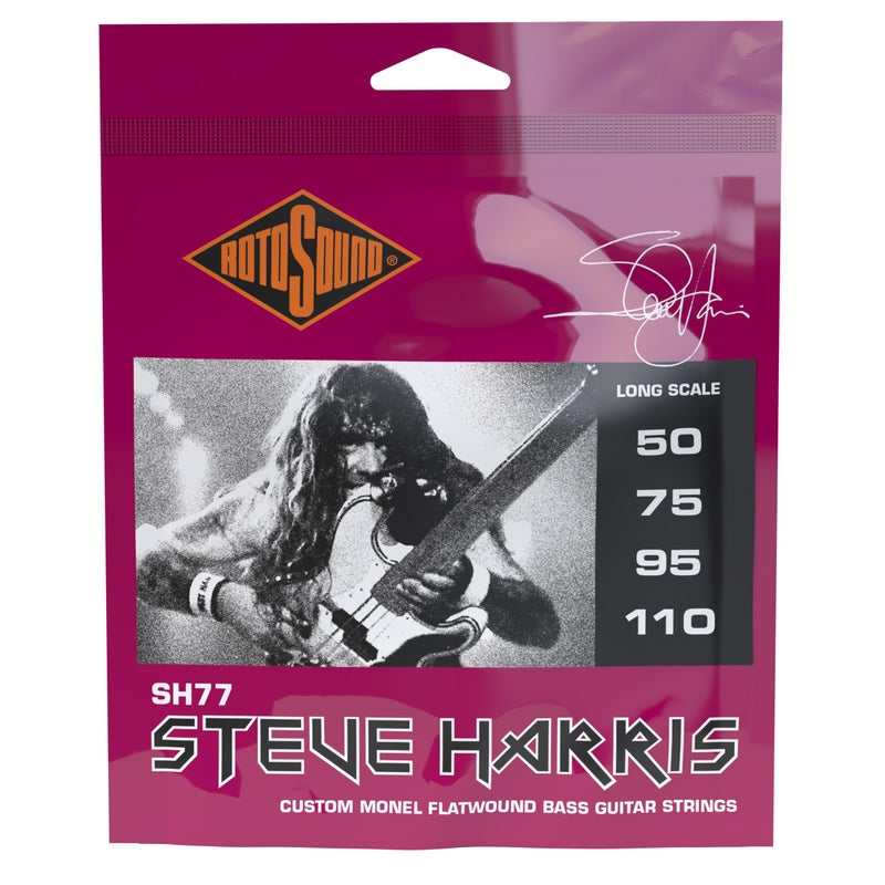 Rotosound SH77 Steve Harris Monel Flatwound Bass Guitar Strings 50110 - Image 2