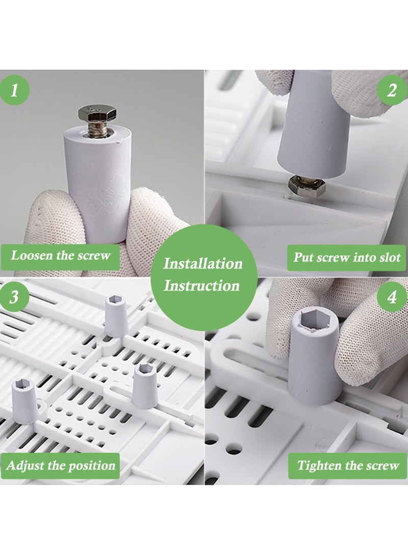 Squat Toilet Cover, Squatting Pan Cover for Turkish/Asian Toilet, White (Rectangle) - Image 5