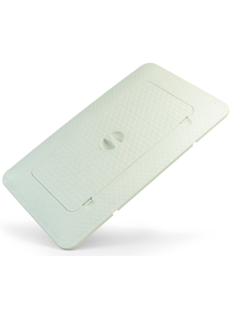 Squat Toilet Cover, Squatting Pan Cover for Turkish/Asian Toilet, White (Rectangle) - Image 4