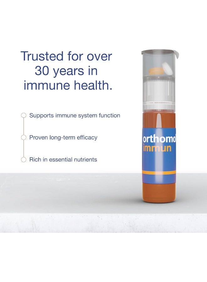 Orthomol Orthomol Immun Vial, Immune Support Supplement, 30-Day Supply, Vitamins A, B, C, D, E, Zinc, Iodine - Image 4