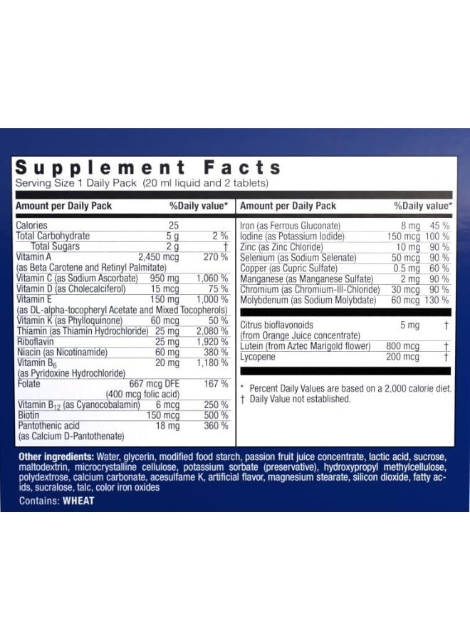 Orthomol Orthomol Immun Vial, Immune Support Supplement, 30-Day Supply, Vitamins A, B, C, D, E, Zinc, Iodine - Image 3