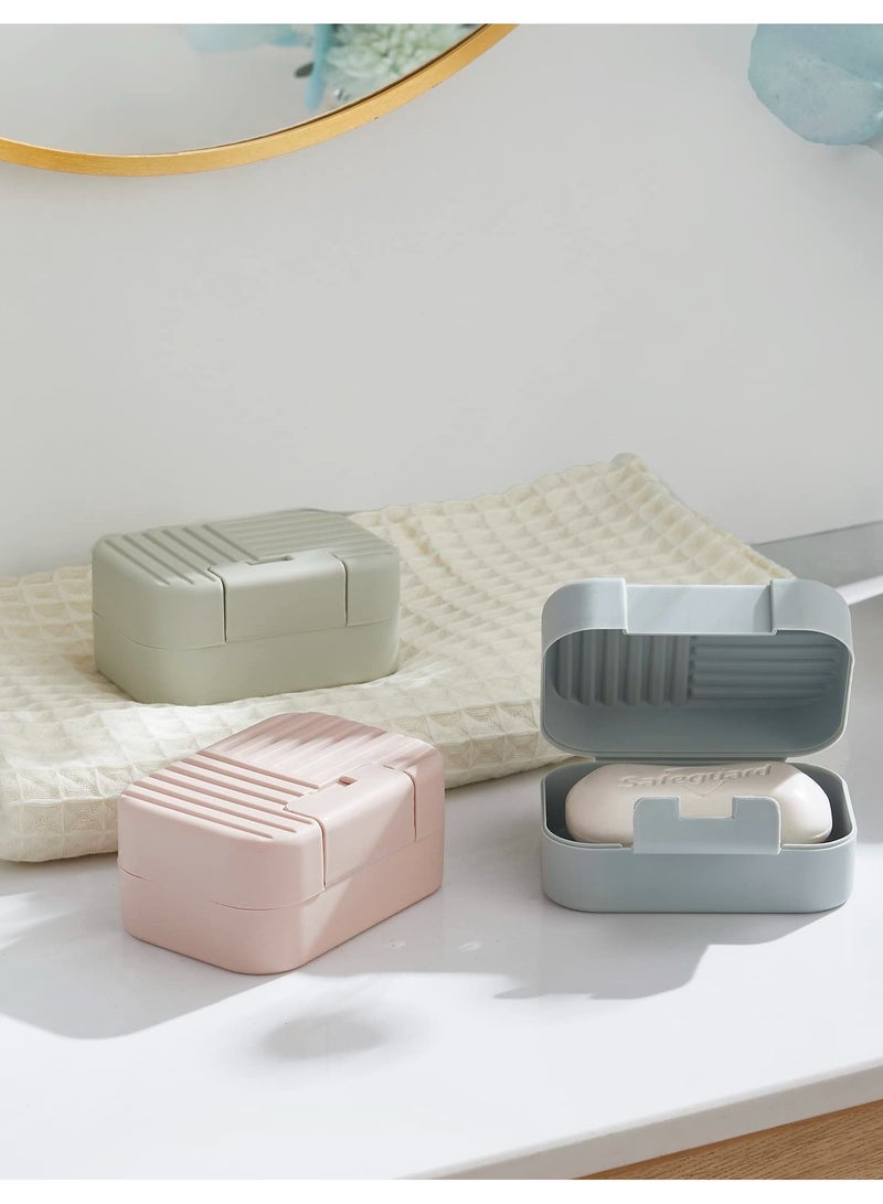 Excefore Travel Soap Container, 2 Pack Bar Soap Holder, Travel Soap Case, Portable Soap Box for Traveling, Camping, Gym, Hiking, Outdoor Soap Bar Holder (Pink) - Image 4