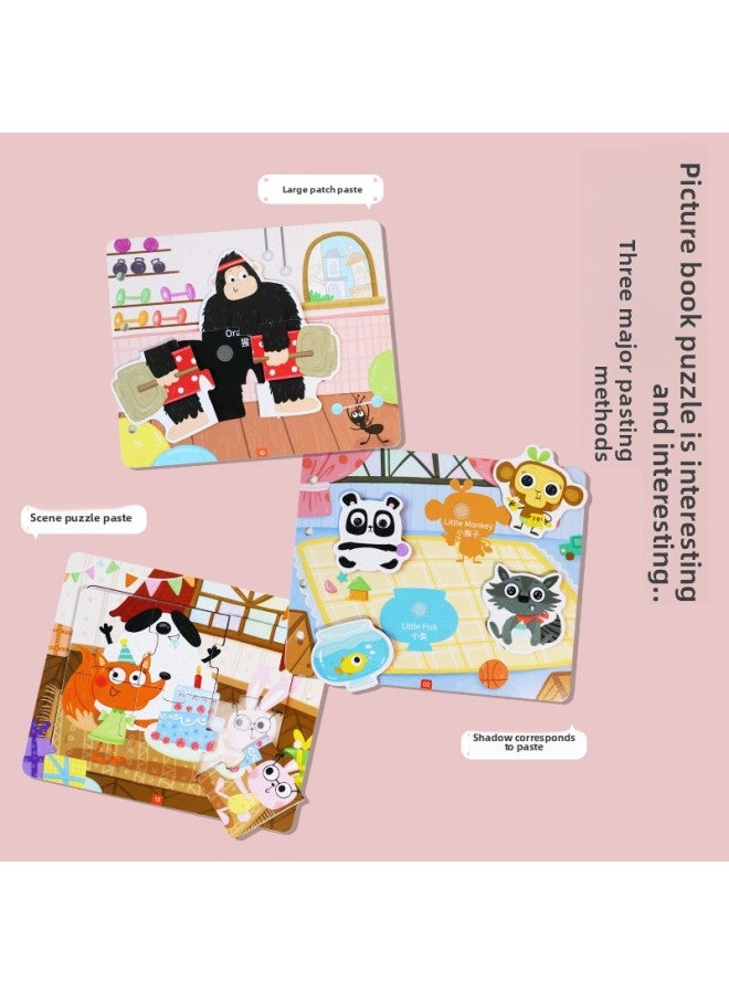 كتاب مونتيسوري للتعليم المبكر للطفل، كتاب معجون هادئ، إدراك الحس السليم، حقيبة مواد منزلية الصنع، كتاب مشغول - اللون: حركة مرور مزدحمة - Image 5