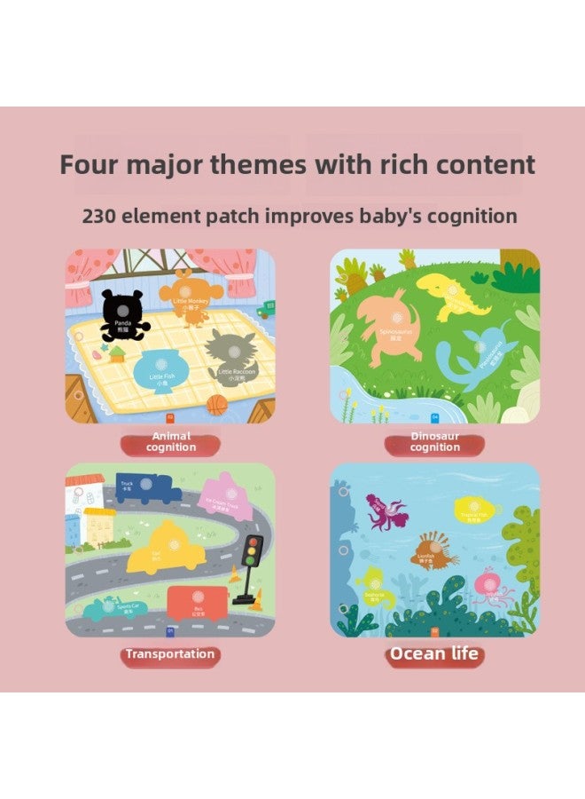 كتاب مونتيسوري للتعليم المبكر للطفل، كتاب معجون هادئ، إدراك الحس السليم، حقيبة مواد منزلية الصنع، كتاب مشغول - اللون: حركة مرور مزدحمة - Image 4