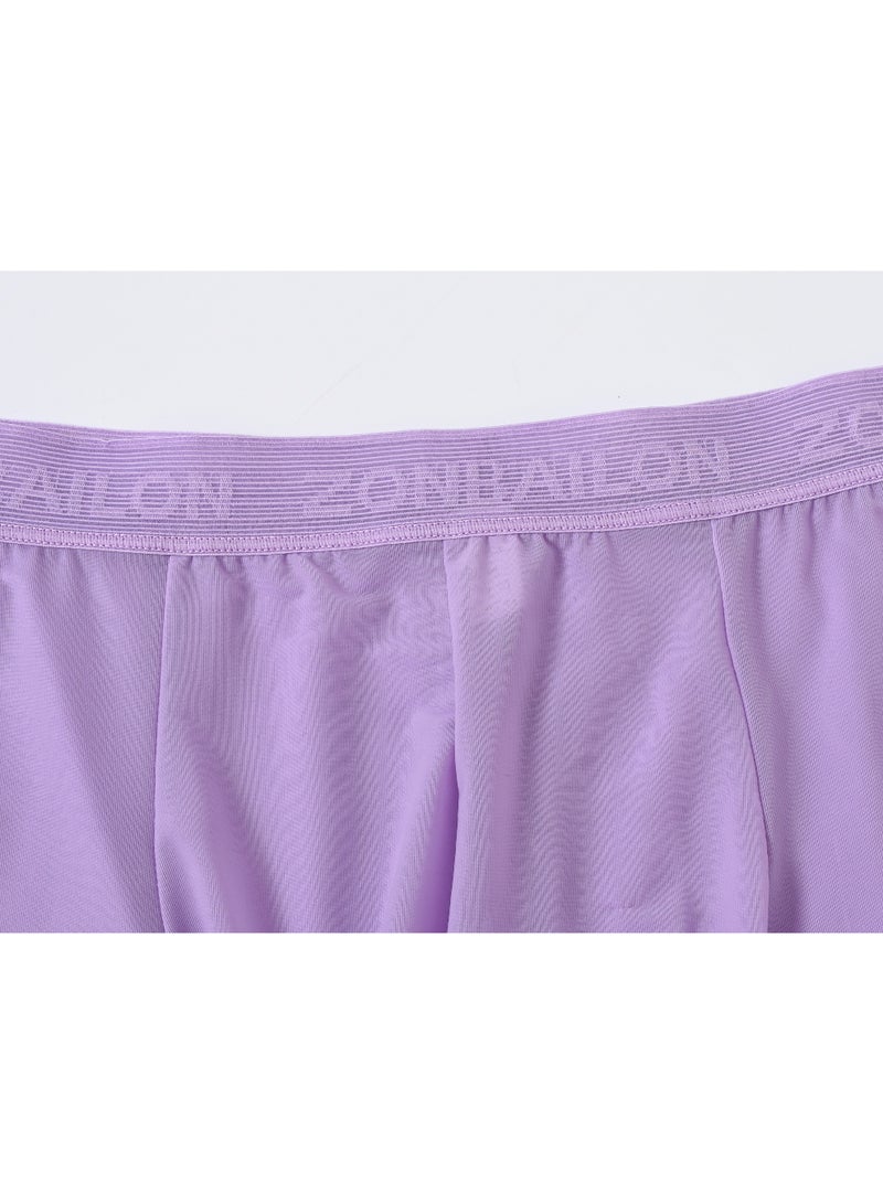 ZONBAILON Ultra Thin Ice Silk Men's Boxer Briefs, See-Through Breathable Mesh Waistband Underwear, 80% Nylon 20% Spandex Soft Stretch Male Shorts Sizes M-3XL - Image 3