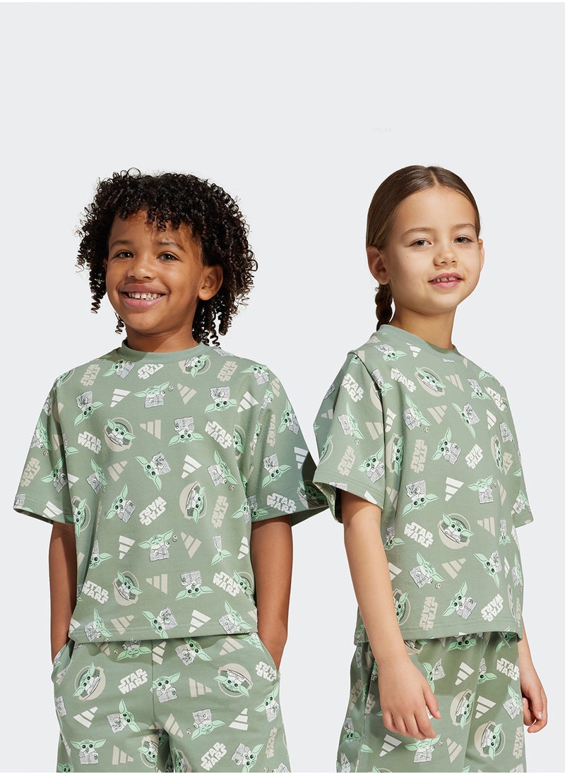 Adidas - Kids Star Wars Mandaloriant T-Shirt - Image 1