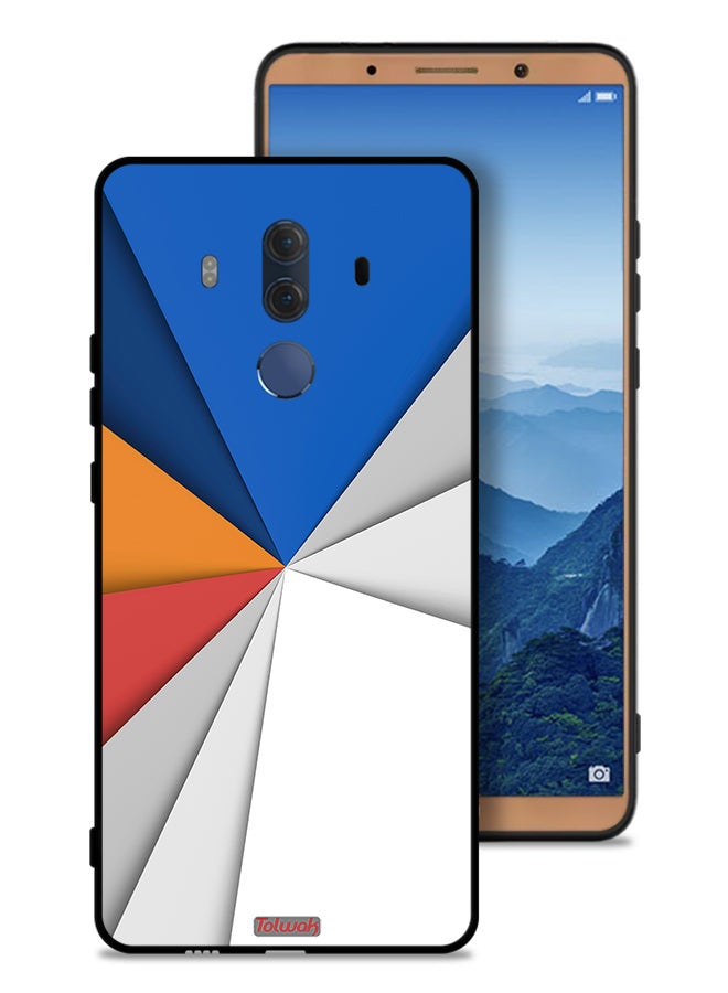 Tolwak Huawei Mate 10 Pro Protective Case Cover Material Matches Abstract Art - Image 1